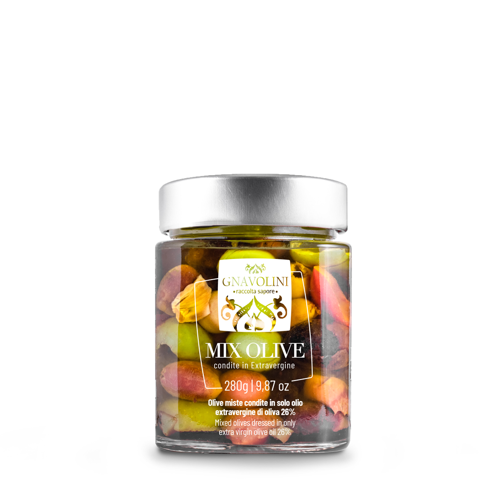 MIX OLIVE condite in olio extravergine | 280 gr.