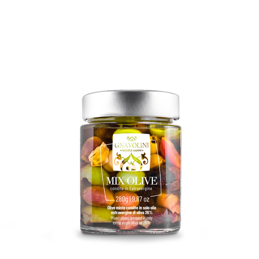 MIX OLIVE condite in olio extravergine | 280 gr.